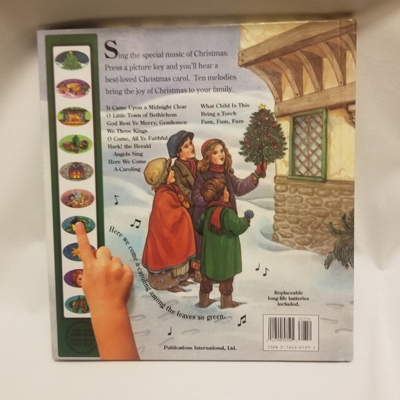 Beautifully illustrated vtg bk of Christmas Carols - Picture 2 of 6